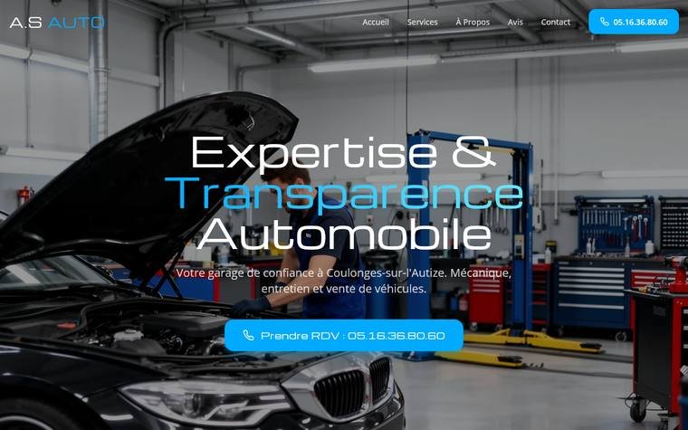 Site de A.S Auto
